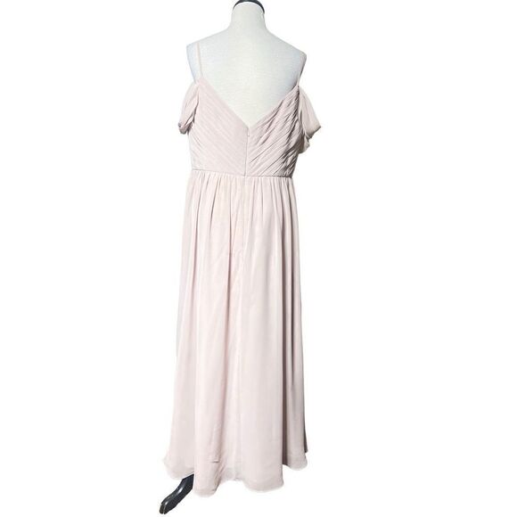 Revelry Mother of the Bride Bridesmaid Dress Blush Size 14 - Picture 4 of 5